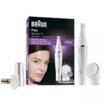 Braun FaceSpa 810 cepillo facial limpiador y depiladora para rostro