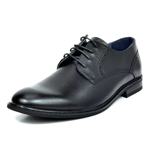 Bruno Marc Zapatos Derby para Hombre - Oxfords Brogue para Boda y Trabajo