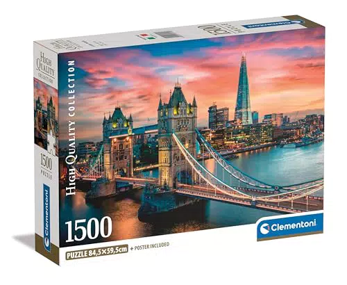 Clementoni Puzzle Collection London Twilight - Puzzle De 1500 Piezas para Adultos
