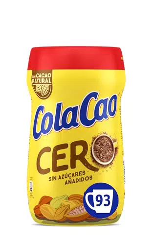 ColaCao Original Cacao Soluble Natural 0% Azúcares Añadidos Sin Aditivos