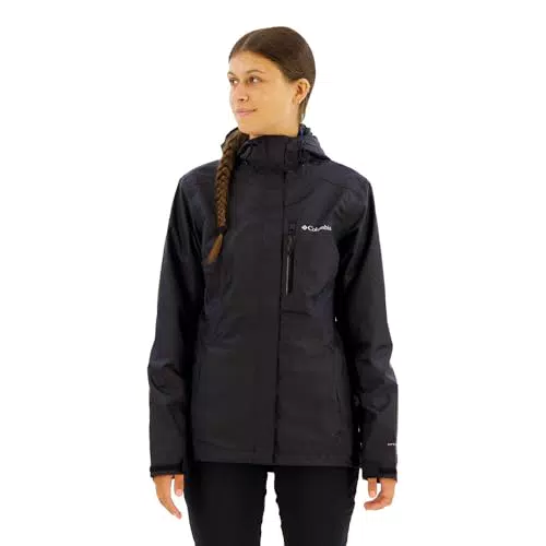 Columbia Chaqueta impermeable Pouring Adventure 3 para mujer