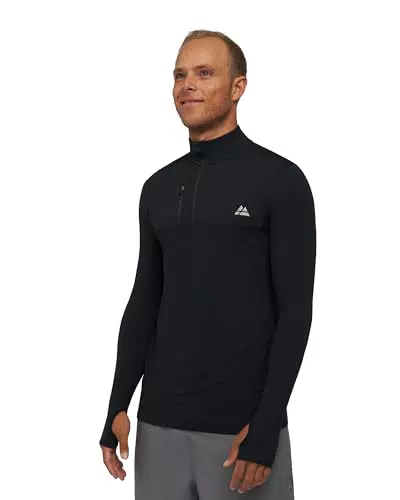 DANISH ENDURANCE Camiseta Deportiva de Manga Larga para Hombre Transpirable y Elástica
