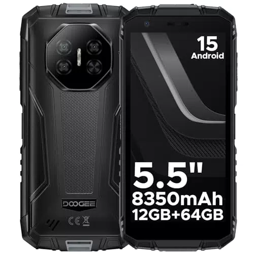 DOOGEE Fire 3 Smartphone Irrompible Android 5.5" HD+, 12GB RAM, 64GB/2TB, IP68/IP69