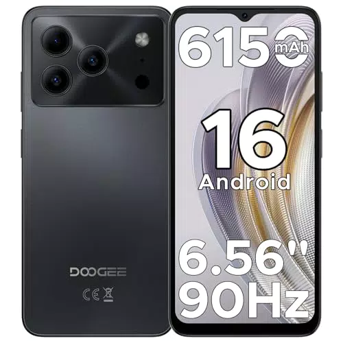 DOOGEE Note 56 - Teléfono Móvil Android 6,56" HD+, Batería 6250mAh, 24GB+64GB