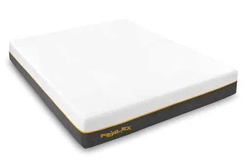 Ferlex colchón viscoelástico multicapa de alta firmeza con funda lavable