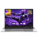 FUNYET Gaming Laptop R5-7430U, 32GB RAM, 1TB SSD, Win11 Pro, 15.6 FHD