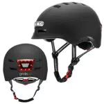 Gridinlux® Casco Safe & GO | Luz Frontal y Trasera para Bicicleta y Patinete
