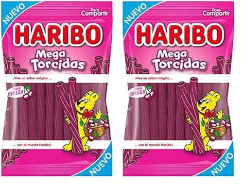 HARIBO Mega Torcidas Cereza, 1x 175 g