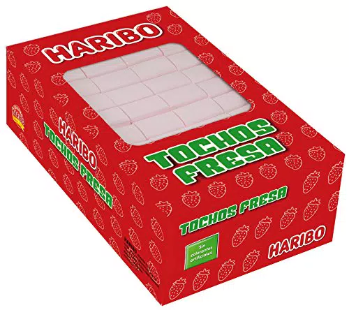 Haribo Tochos Refrescantes de Fresa - Deliciosos Dulces Frutales