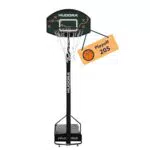 HUDORA Soporte de Baloncesto Playoff 205 Ajustable con Ruedas para Jardín