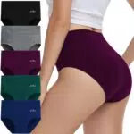 IceReco Bragas de Algodón Talle Alto para Mujer, Braguitas Postparto Cómodas