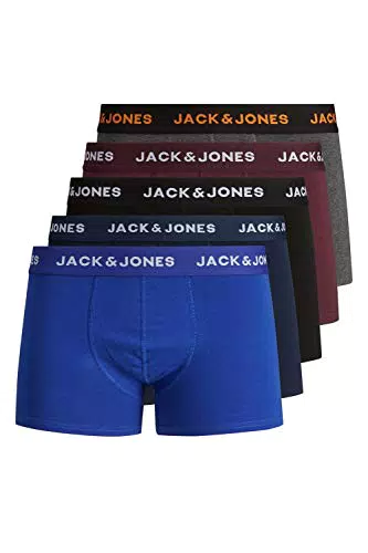 Jack & Jones Jacblack Friday Trunks 5 Pack Ltn Bóxer