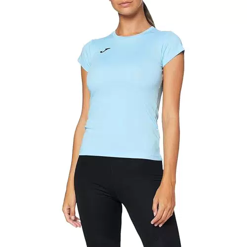 Joma Camiseta Deportiva Manga Corta Mujer, 6XS - 3XL - Mantiene Seco el Contacto con el Cuerpo
