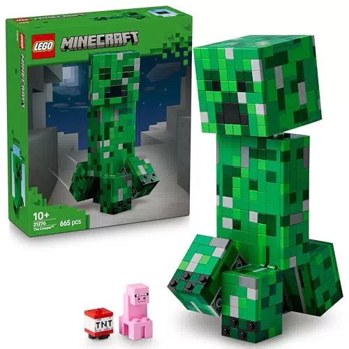 LEGO Minecraft El Creeper - Figura Articulada con Compartimento Oculto 21276