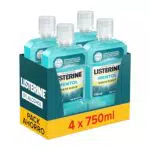 Listerine Enjuague Bucal con Flúor - Protección de 24 Horas y Aliento Fresco