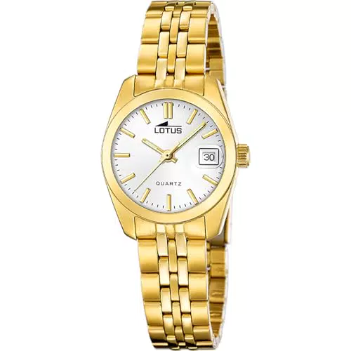 Lotus Reloj Mujer 18993/2 Freedom Caja de Acero Inoxidable 316l Dorado Correa de Acero Inoxidable 316l Dorado