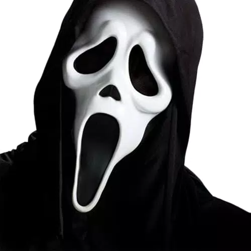 Máscara de Halloween Scream, Realista Mascara Ghostface para Halloween