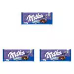 Milka Oreo Sandwich Tableta de Chocolate con Galletas Oreos y Crema Vainilla