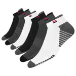 NAVYSPORT Calcetines Tobilleros de Algodón para Running y Ciclismo