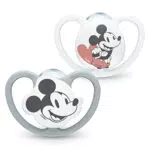 NUK Chupete de Silicona sin BPA con Ventilación Adicional - Disney Mickey Mouse