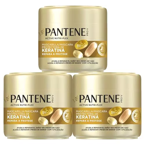 Pantene Pro-V Mascarilla Protectora de Queratina para Pelo Seco y Dañado