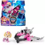 Patrulla Canina - LA SUPERPELÍCULA - Figuras DE ACCIÓN Y Coches Juguetes LA Patrulla Canina - Figura Chase Patrulla Canina y Coche de Juguetes con Luces y Sonidos - 6067507 - Juguetes Niños 3 Años +