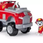 Patrulla Canina - Pack Figura Rubble y Vehículo Rinoceronte para Niños 3+