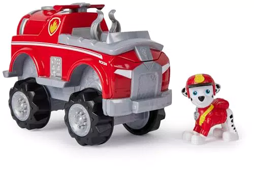 Patrulla Canina - Pack Figura Rubble y Vehículo Rinoceronte para Niños 3+