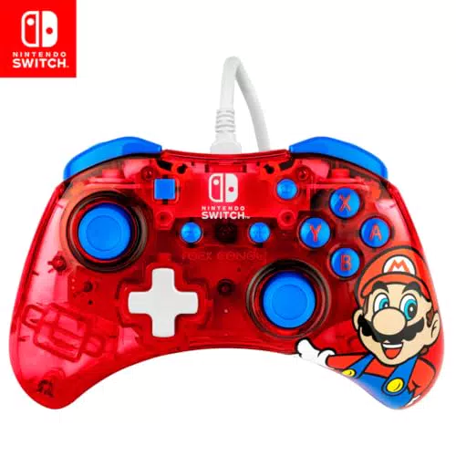PDP Rock Candy Mando con Cable para Nintendo Switch Modelo Mario