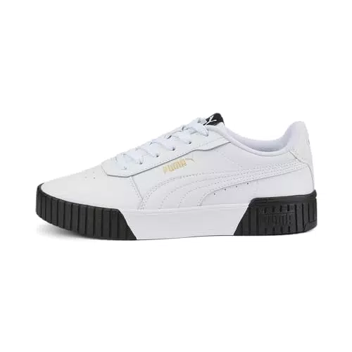 PUMA Carina 2.0, Zapatillas Mujer, Puma White Puma Black Puma Silver