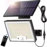 SIGRILL Focos Solares para Exteriores con Sensor de Movimiento y Mando a Distancia