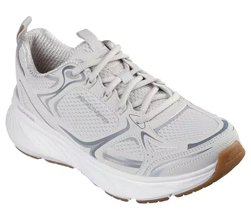 Skechers Edgeride - Zapatillas para Mujer de Natural Mesh y Duraleather