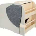Small Foot Mueble Guardajuguetes Elefante con Asiento y Ruedas, 12423