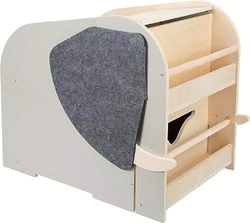 small foot mueble guardajuguetesen forma de elefante con asientoy ruedas Wildlife