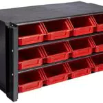 Tayg - Estante organizador apilable con 12 cajones de plástico