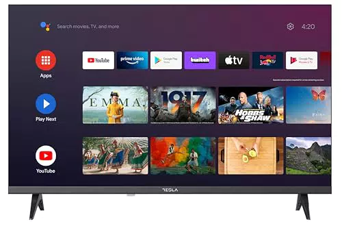 Tesla Smart TV 32" Android TV 11 con Hey Google, WiFi, Bluetooth, Chromecast - 32E635BHS
