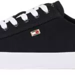 Tommy Hilfiger Zapatillas de mujer con suela vulcanizada y diseño elegante