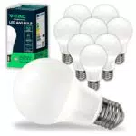 V-TAC Bombilla LED E27 A60 8,5W 806 Lumen Eficiencia Energética 200°