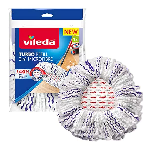 Vileda Turbo 3en1 Recambio compatible con cualquier fregona giratoria
