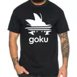 WhyKiki Camiseta Hombre Dragon Ball Goku Vegeta Maestro Roshi Turtle