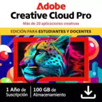 Adobe Creative Cloud Pro para estudiantes y docentes | Software creativo con IA