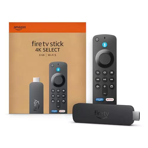 Amazon Fire TV Stick 4K Select última generación | Streaming 4K y TV en directo