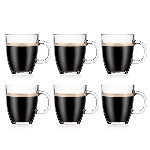 Bodum Bistro Tazas de Cristal para Café y Té