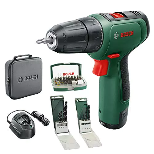 Bosch EasyDrill 1200 taladro atornillador a batería 12V con accesorios