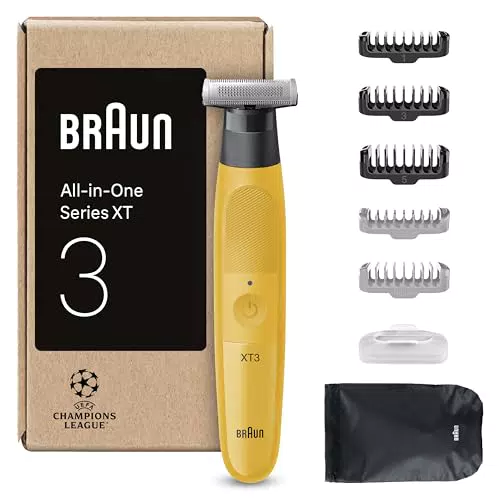 Braun Series XT3 XT3205 Afeitadora Eléctrica Todo en Uno Resistente al Agua