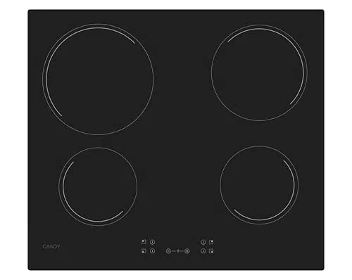 Candy Idea CH64CCB Placa vitrocerámica con 4 fuegos y mando central