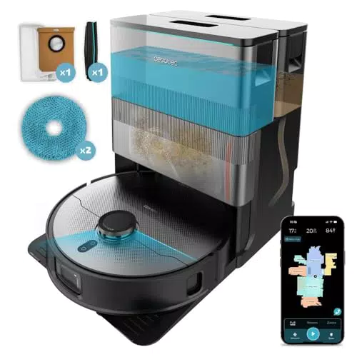 Cecotec Conga X100 Robot Aspirador con Base Autovaciado y Inteligencia Artificial