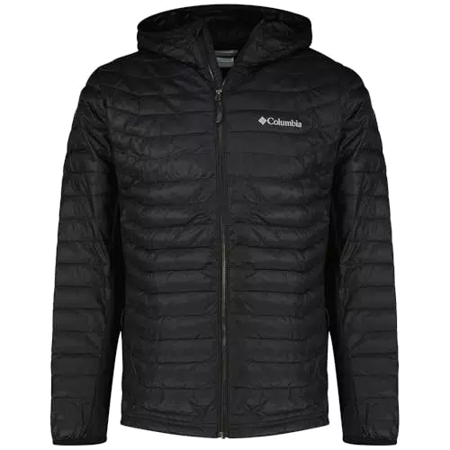 Columbia Chaqueta híbrida Powder Pass con capucha para hombre