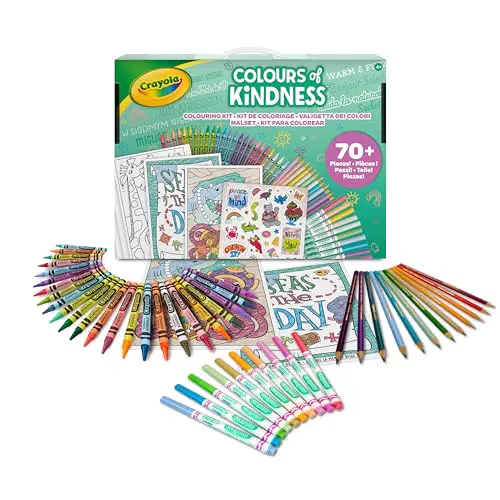Crayola Colours of Kindness maletín creativo con rotuladores y lápices