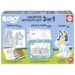 Educa Set Creativo Bluey 3D para Pintar y Dibujar Personajes de la Serie